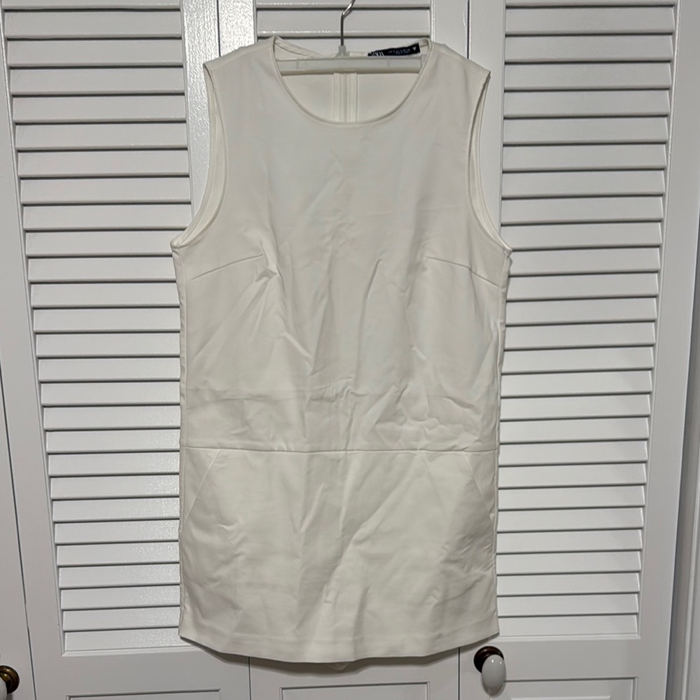 White Sleeveless Romper